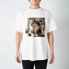 Creation CATのゴージャスCAT Regular Fit T-Shirt