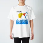 朝河　麻(アサカワ　アサ)のshrimp fly Regular Fit T-Shirt