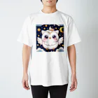 ichimamejirouの幸運のフクロウ スタンダードTシャツ