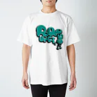 金欠印のPOORMANのピースうさぎ Regular Fit T-Shirt