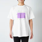 noiSutoaの神秘的なパープルカラー円周率１０００桁 Regular Fit T-Shirt