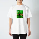 BAMBINERDSの Heart under flowers  名前を知らない花 スタンダードTシャツ