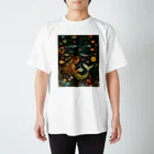 人魚堂の宝石を眺める人魚のＴシャツ スタンダードTシャツ