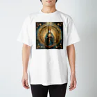 クリエイティブな大神と僕の宝くじの運を持った荘厳で穏やかな神様 スタンダードTシャツ