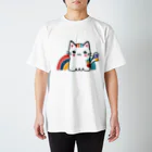 yielanggo007の虹のねこ スタンダードTシャツ