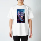 AQUAMETAVERSEの幻想的なお家アメジスト2846 Regular Fit T-Shirt