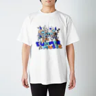 ポイショップのSUMMER MUSICーBLUE Regular Fit T-Shirt