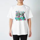 ポイショップのSUMMER MUSICーGREEN スタンダードTシャツ