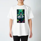 AQUAMETAVERSEの水面に浮く蓮姫 アメジスト 2846 Regular Fit T-Shirt