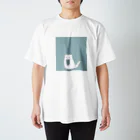 ろきそにんちゃんのたい(やき)をつけたラグ【ブルー】 Regular Fit T-Shirt