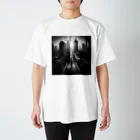 JUNJunの街を見下ろす Regular Fit T-Shirt