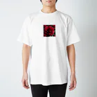 yohiti193のオールドレッドローズ スタンダードTシャツ