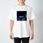 白紙のラメめだか Regular Fit T-Shirt