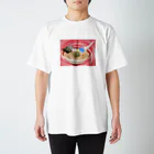 sayayanのラーメンどっぷりくん Regular Fit T-Shirt