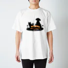 mihamaneko の犬と猫 Regular Fit T-Shirt