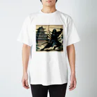 Cool Japanese CultureのShadow Dance: Ninja and the Old Castle -Shinobi-  Regular Fit T-Shirt