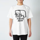02/02.の木彫bear Regular Fit T-Shirt