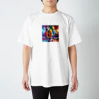 らばーばんどすとあの人型輪ゴム【イラスト風】 Regular Fit T-Shirt