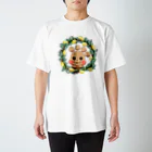 OYURI_REMONEのいぬのあしあとくん（レモンと野いちご） Regular Fit T-Shirt