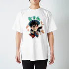 烏の似顔絵グッズ Regular Fit T-Shirt