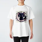 beni35の月猫ミュウミュウ スタンダードTシャツ