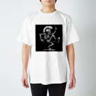 riotriffs_punksのスカルダンス_モヒカン2 スタンダードTシャツ