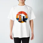 TwilightTailsの幸せな夕暮れ Regular Fit T-Shirt