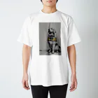 negitarou_shopのさむらい犬 Regular Fit T-Shirt