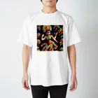South East Asia culture shopの【東南アジアのカルチャーシリーズ】バリのダンサー Regular Fit T-Shirt
