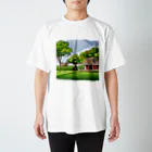 positive_poem05の作詩場所の風景 Regular Fit T-Shirt