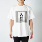 klpslvのVISUAL ACUITY CHART Regular Fit T-Shirt