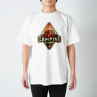 Camping Steak（キャンピング・ステーキ）のCamping Steak（キャンピング・ステーキ）06ステーキ菱形 スタンダードTシャツ