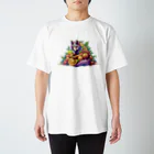 mogworl worksのGrimmit（Wolf） Regular Fit T-Shirt