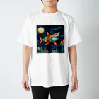 AI Fantasy Art ShopのFlying Shark スタンダードTシャツ