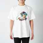 コーギーさん(◍•㉦•◍)๑ﾜﾝ!のゆるふわアーティスト Regular Fit T-Shirt