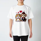 HERAX(へラックス）2号店の犬猿の仲～愛の力で仲良し～ スタンダードTシャツ