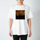 邂【サイマラショップ】逅 SUZURI店のQreha's Gothical Sinfonia『 The World in the Goblet 』 Regular Fit T-Shirt