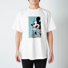 韓ビニのノスタルジックな魅力が詰まった、レトロ感満載のミッキーマウス Regular Fit T-Shirt