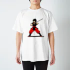 J-SHOPのピクセルアート　女剣士2 Regular Fit T-Shirt