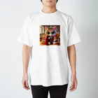 キュート＆クールのメガネのニャンコ３D・学校ver① Regular Fit T-Shirt