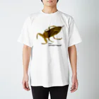 HemipteLoverのタガメTシャツ(文字入り) スタンダードTシャツ