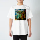 AQUAMETAVERSEのジャマイカ・ブルーマウンテン　Tomoe bb 2712 Regular Fit T-Shirt