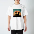 sasuke-room15のかわいいミニチュアダックスのキャラクターグッズです Regular Fit T-Shirt