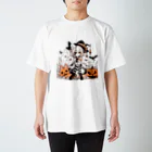 Fox_d.ogのFoxgirl.halloween.1 スタンダードTシャツ