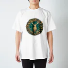 leisurely_lifeのSilent Forest Deer Regular Fit T-Shirt