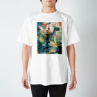 AQUAMETAVERSEの恐竜とジヤングル探検　なでしこ1478 スタンダードTシャツ