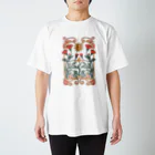 NatureDesignStoreの太陽とフラワー Regular Fit T-Shirt