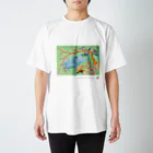 ひたちアートプロジェクト　Hitachi Art Projectの第8回公募展　かみねの動物たち スタンダードTシャツ