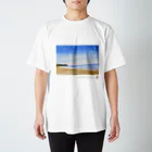 ひたちアートプロジェクト　Hitachi Art Projectの第8回公募展　久慈浜からの眺め Regular Fit T-Shirt