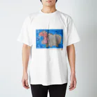 ひたちアートプロジェクト　Hitachi Art Projectの第8回公募展　ずっと繋がれ、バシャンの子たち スタンダードTシャツ